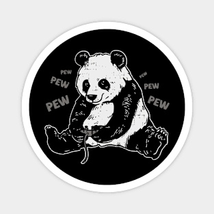 Console Gaming Panda Pew Pew Magnet